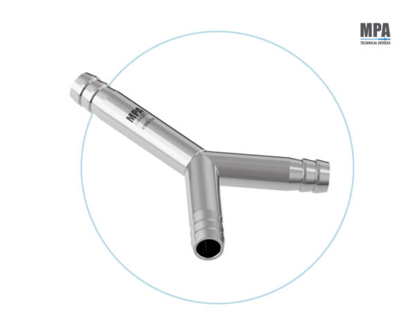 Connessione Manifold a Y per Dosatrice Farmaceutica Fiale